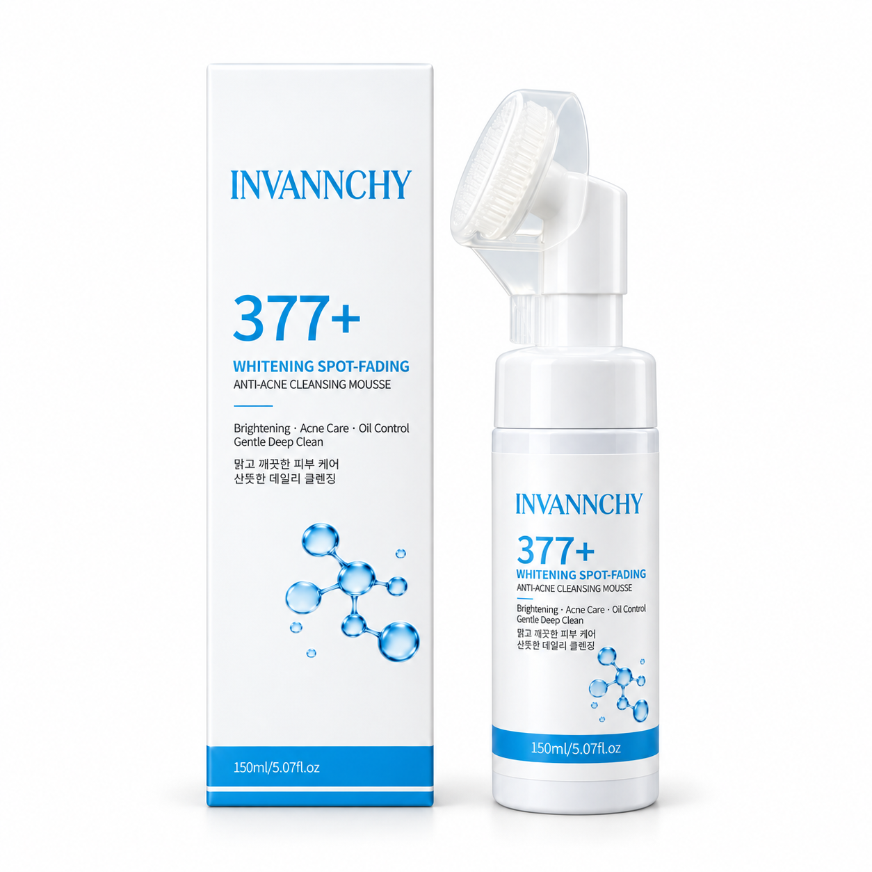 INVANNCHY 377+ Cleansing Mousse · 150ml · Facial cleanser