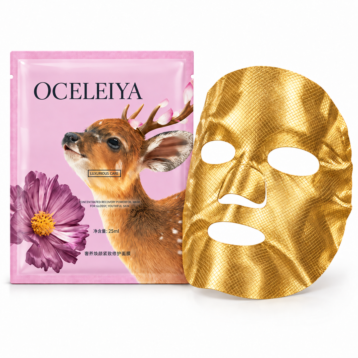 OCELEIYA แผ่นมาสก์หน้าลายกวาง